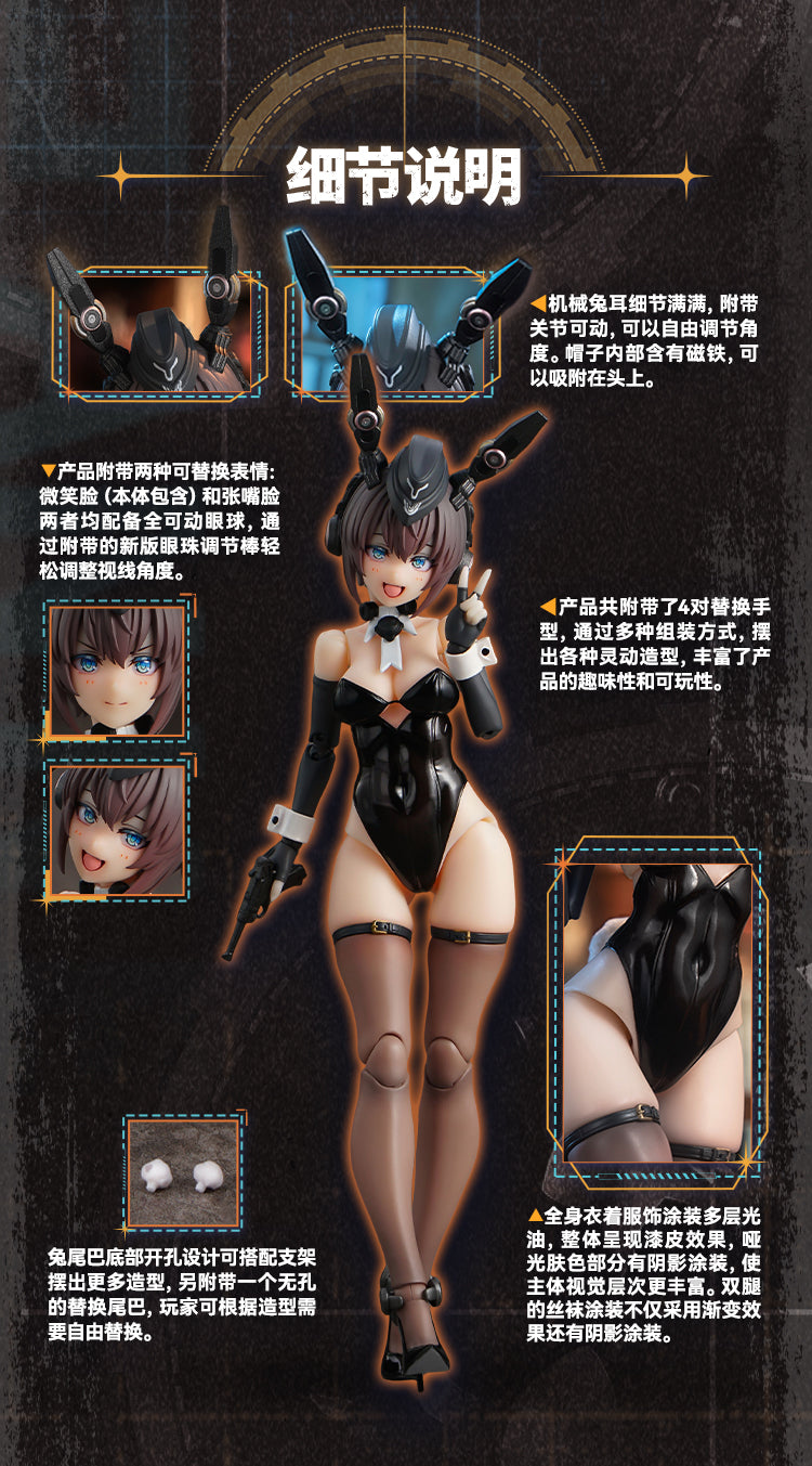 RA-03 Panzer Bunny Anneliese 1/12 Action Figure