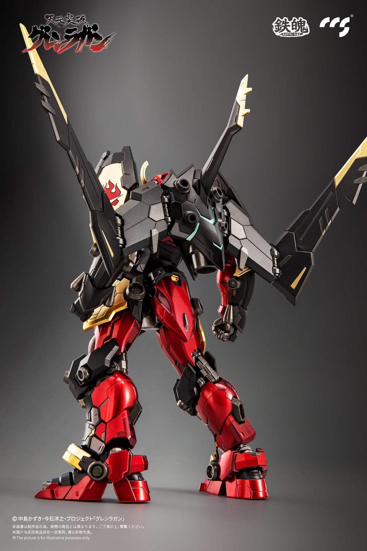 Mortal Mind Gurren Lagann Alloy Action Figure (Re-Run)