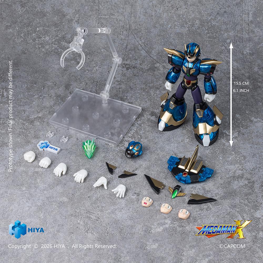 HIYA Exquisite Basic Series Mega Man X series X Ultimate Armor Version Action Figure
