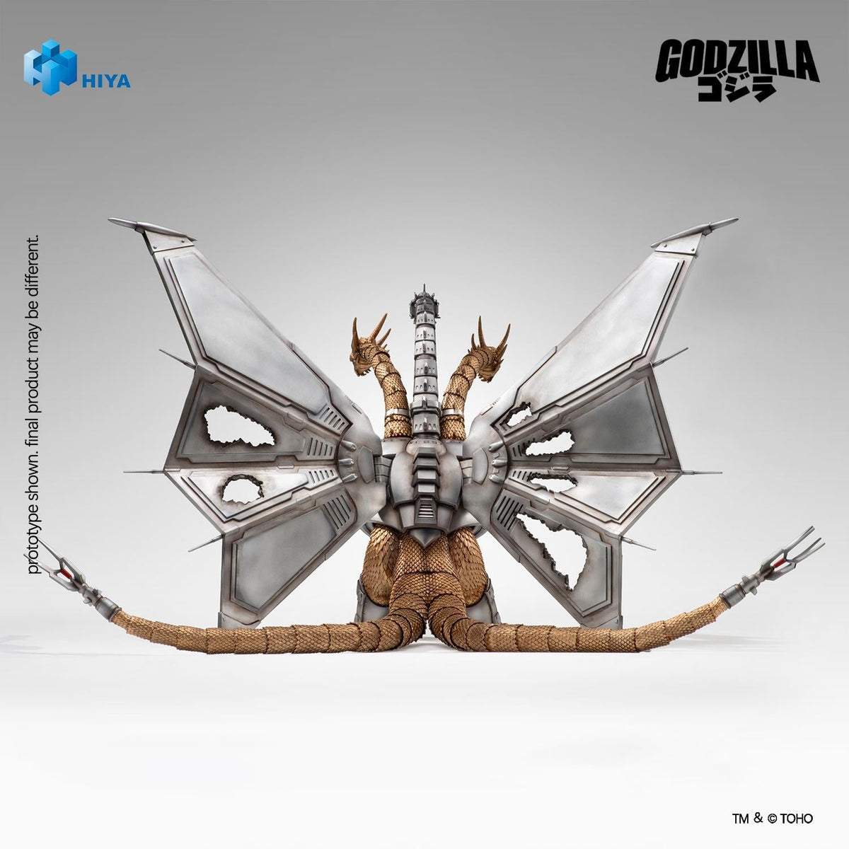 HIYA Exquisite Basic Series Godzilla vs. King Ghidorah Battle Damaged Mecha King Ghidorah Battle Damaged Action Figure