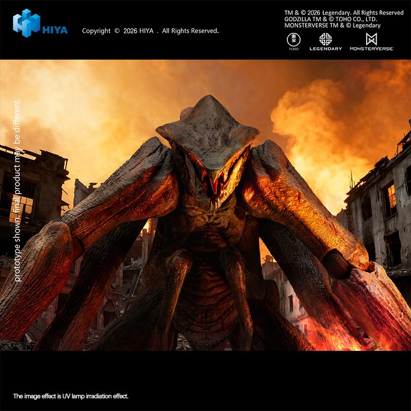HIYA Exquisite Basic Series Godzilla King of the Monsters Muto Action Figure