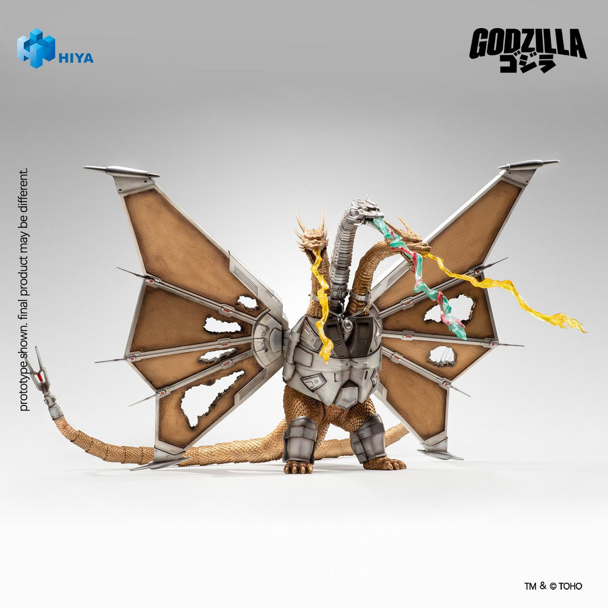 HIYA Exquisite Basic Series Godzilla vs. King Ghidorah Battle Damaged Mecha King Ghidorah Battle Damaged Action Figure