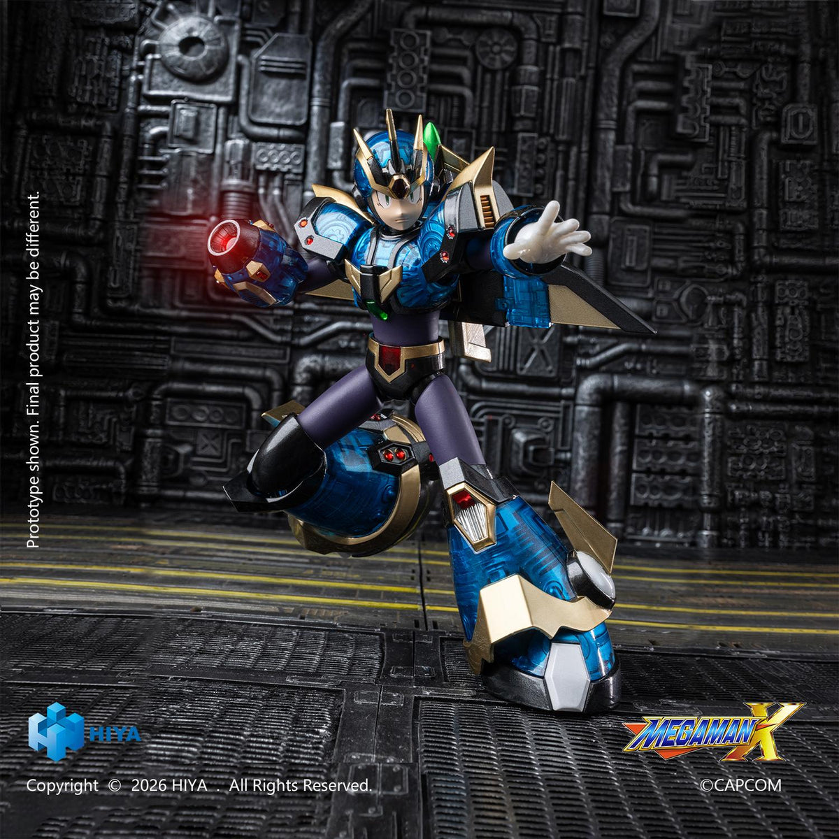 HIYA Exquisite Basic Series Mega Man X series X Ultimate Armor Version Action Figure
