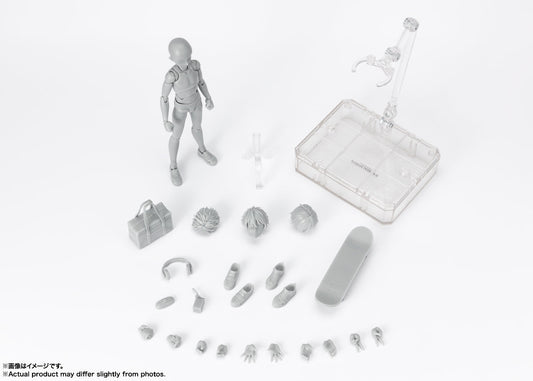 S.H.Figuarts Body-Kun -School Life- Edition DX Set (Gray Color Ver.)