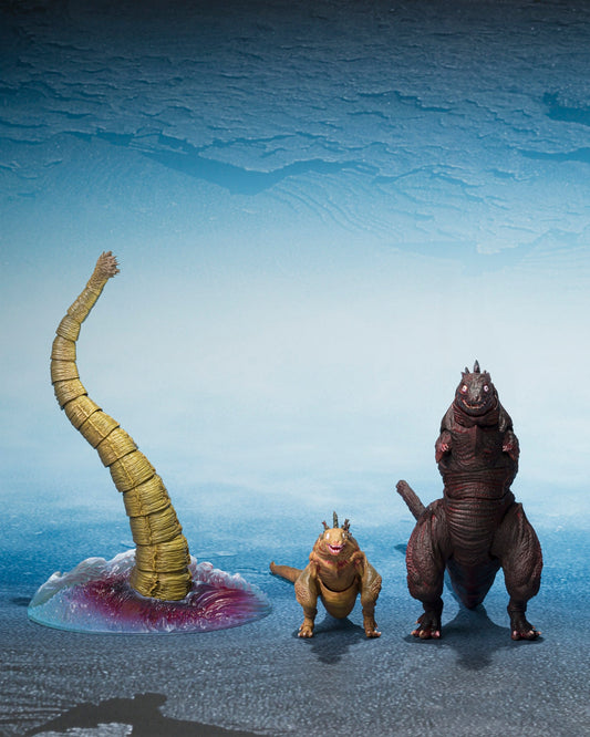 S.H.MonsterArts Godzilla (2016) The Second Form & Third Form & Giant Unidentified Creature Set
