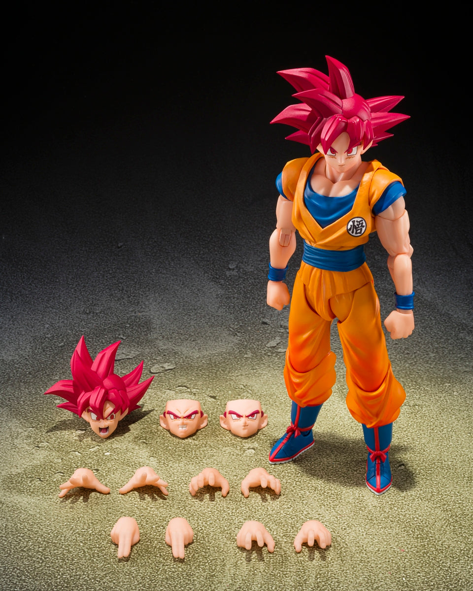 S.H.Figuarts Super Saiyan God Son Goku (God Aura)