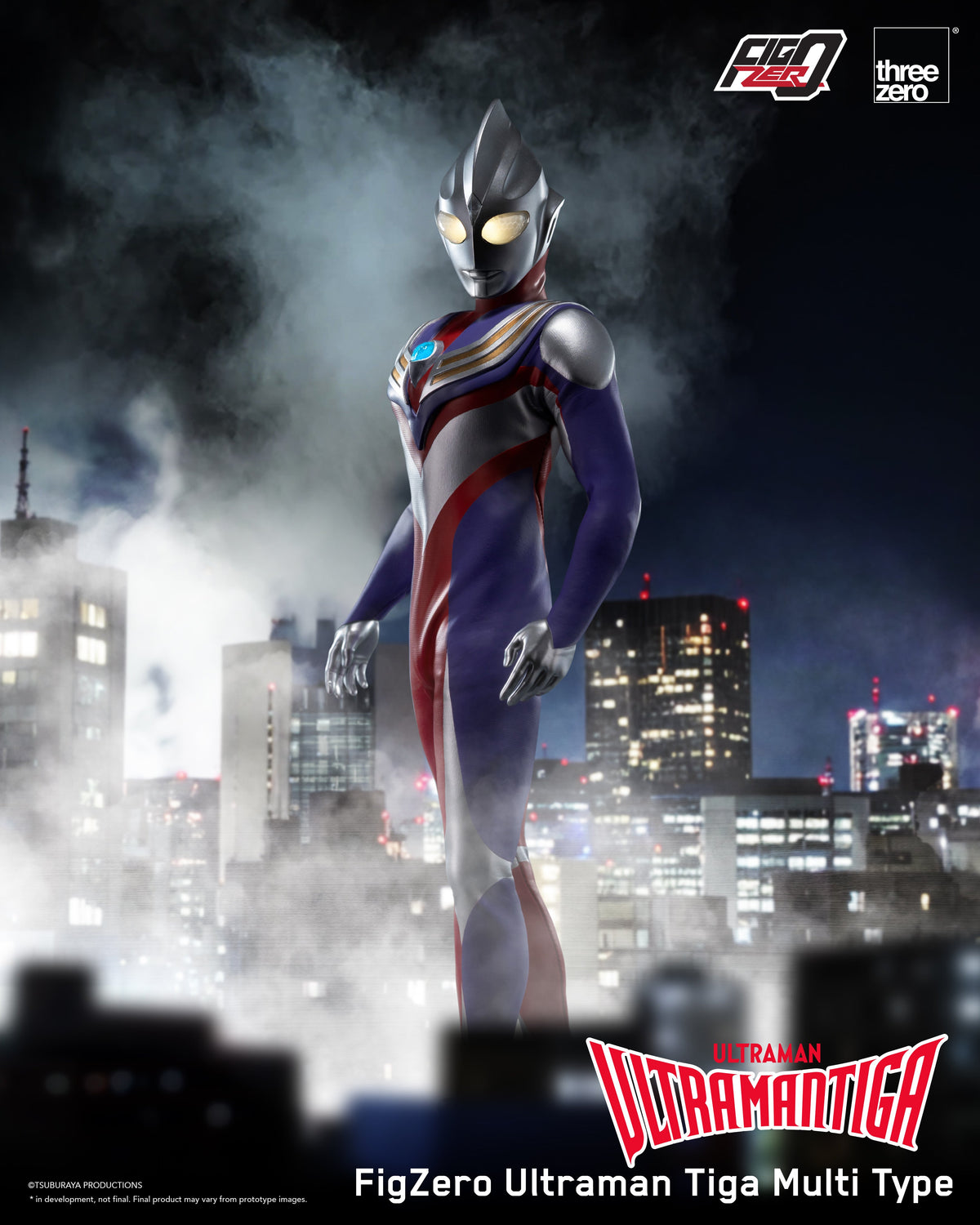 Ultraman Tiga FigZero Ultraman Tiga Multi Type Action Figure