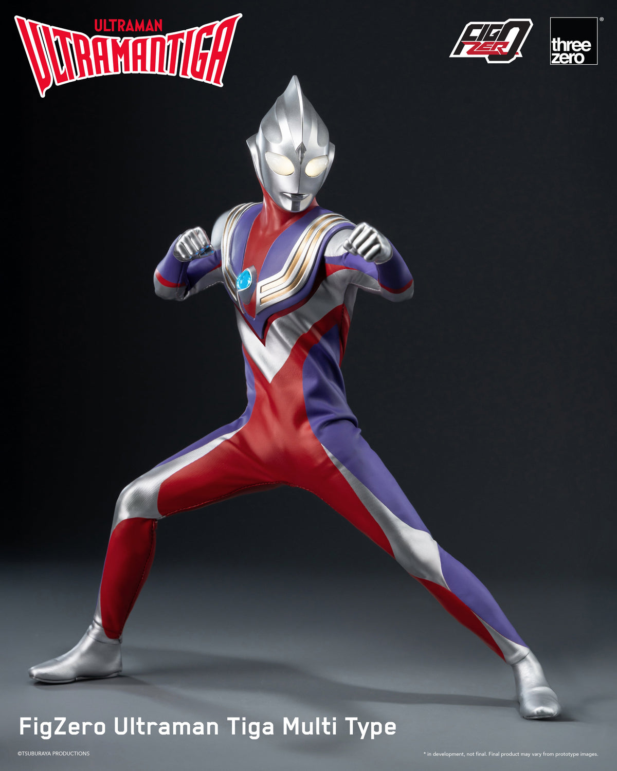 Ultraman Tiga FigZero Ultraman Tiga Multi Type Action Figure