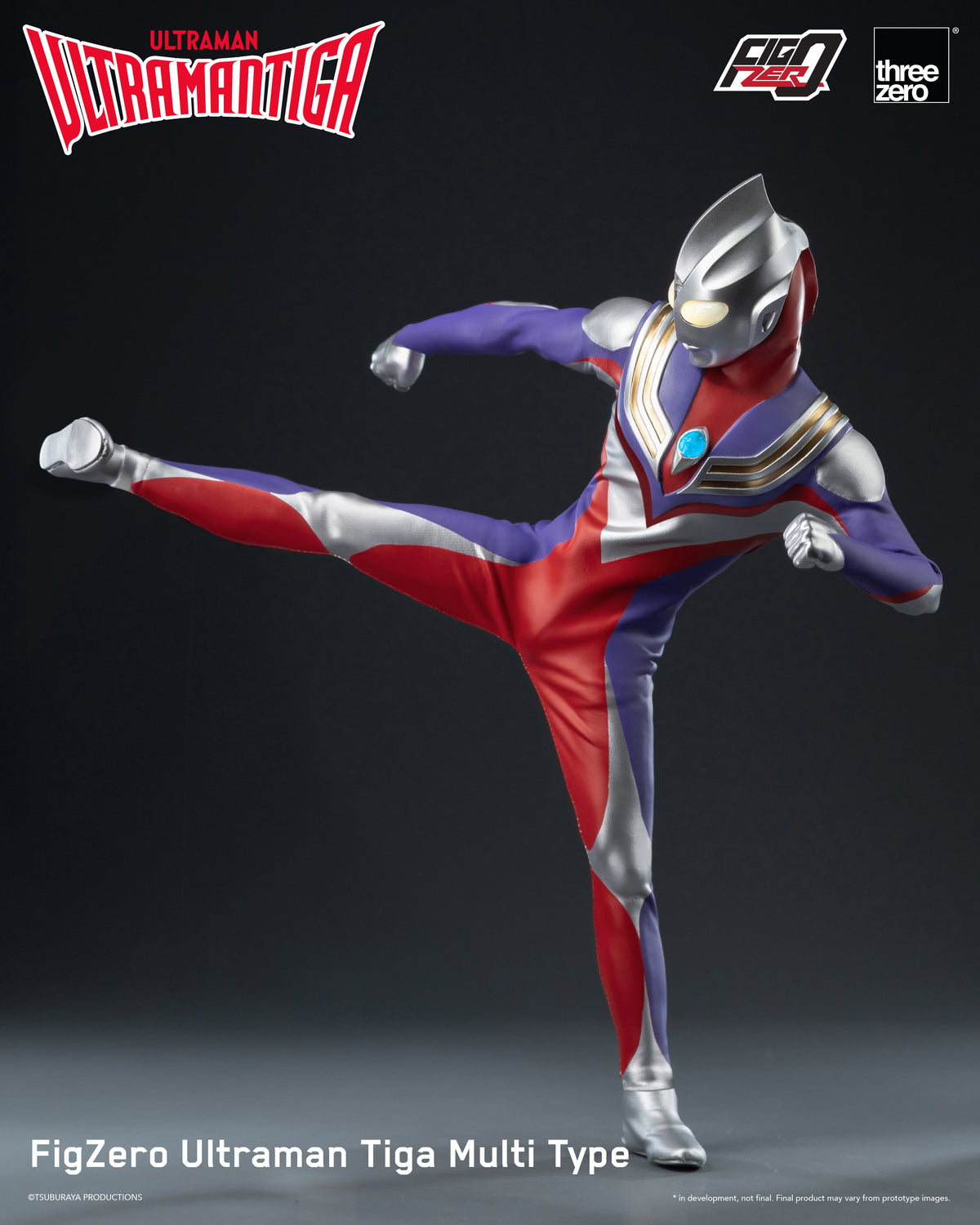 Ultraman Tiga FigZero Ultraman Tiga Multi Type Action Figure