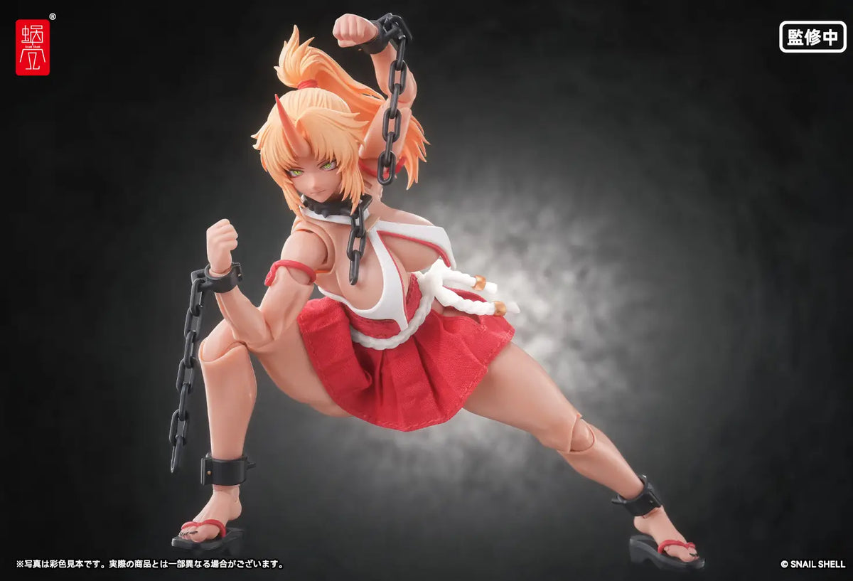 RPGEX-08 Oni Miko Second Daughter Momiji 1/12 Action Figure