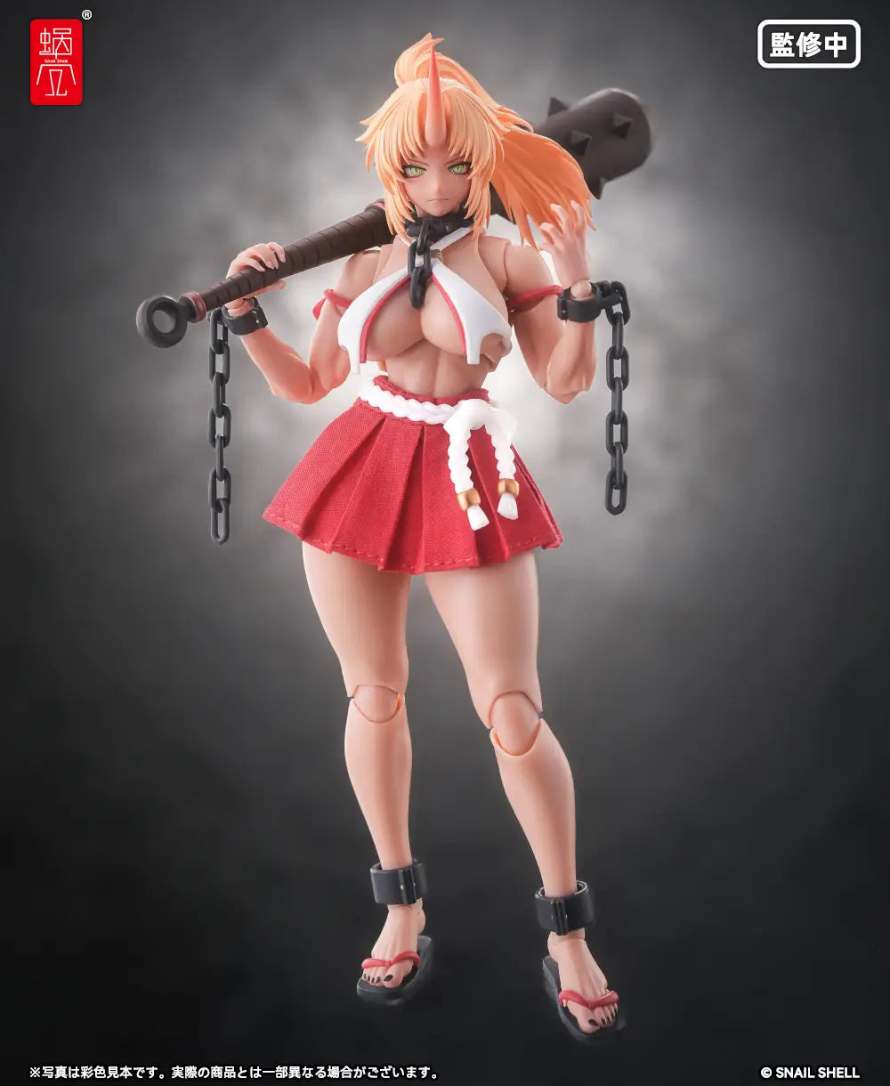 RPGEX-08 Oni Miko Second Daughter Momiji 1/12 Action Figure