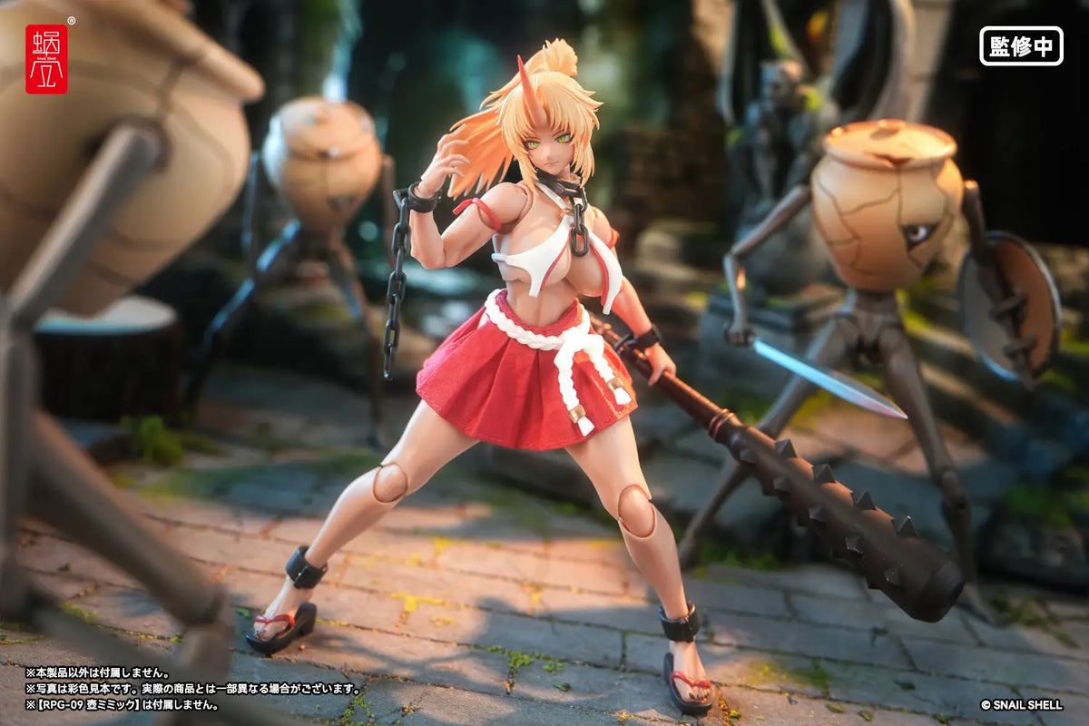 RPGEX-08 Oni Miko Second Daughter Momiji 1/12 Action Figure
