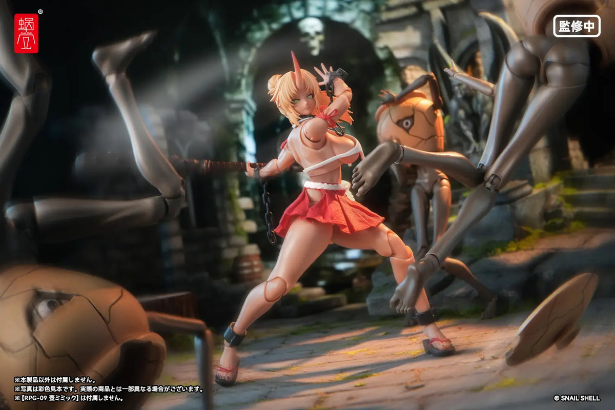 RPGEX-08 Oni Miko Second Daughter Momiji 1/12 Action Figure