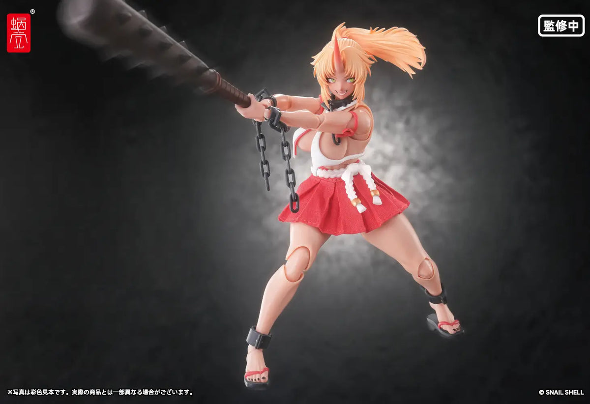 RPGEX-08 Oni Miko Second Daughter Momiji 1/12 Action Figure